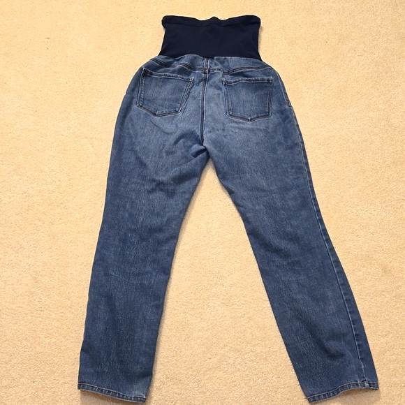 2 Petite Medium Jessica Simpson and Indigo Blue Maternity Boot Cut Jeans Bundle - Picture 11 of 13